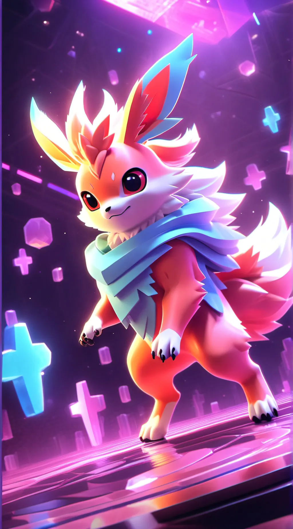 ai character: Flareon background