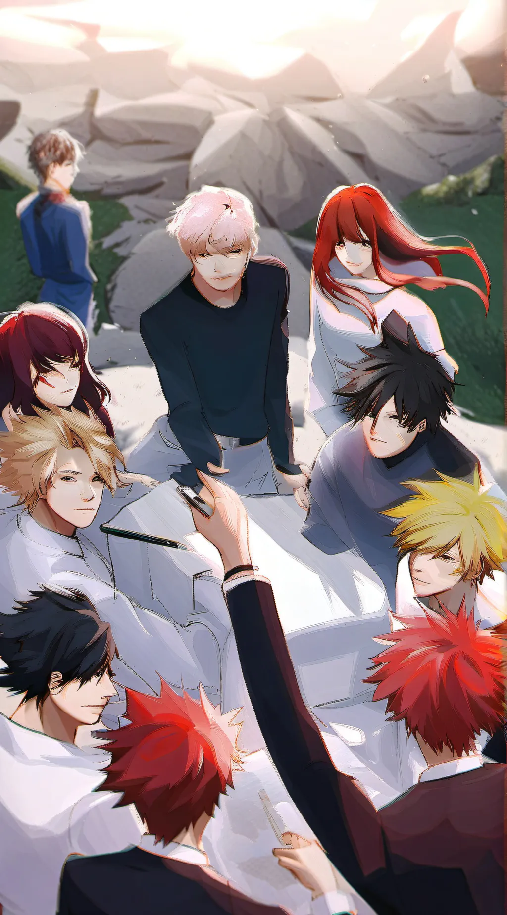 ai character: mha class deku/u background