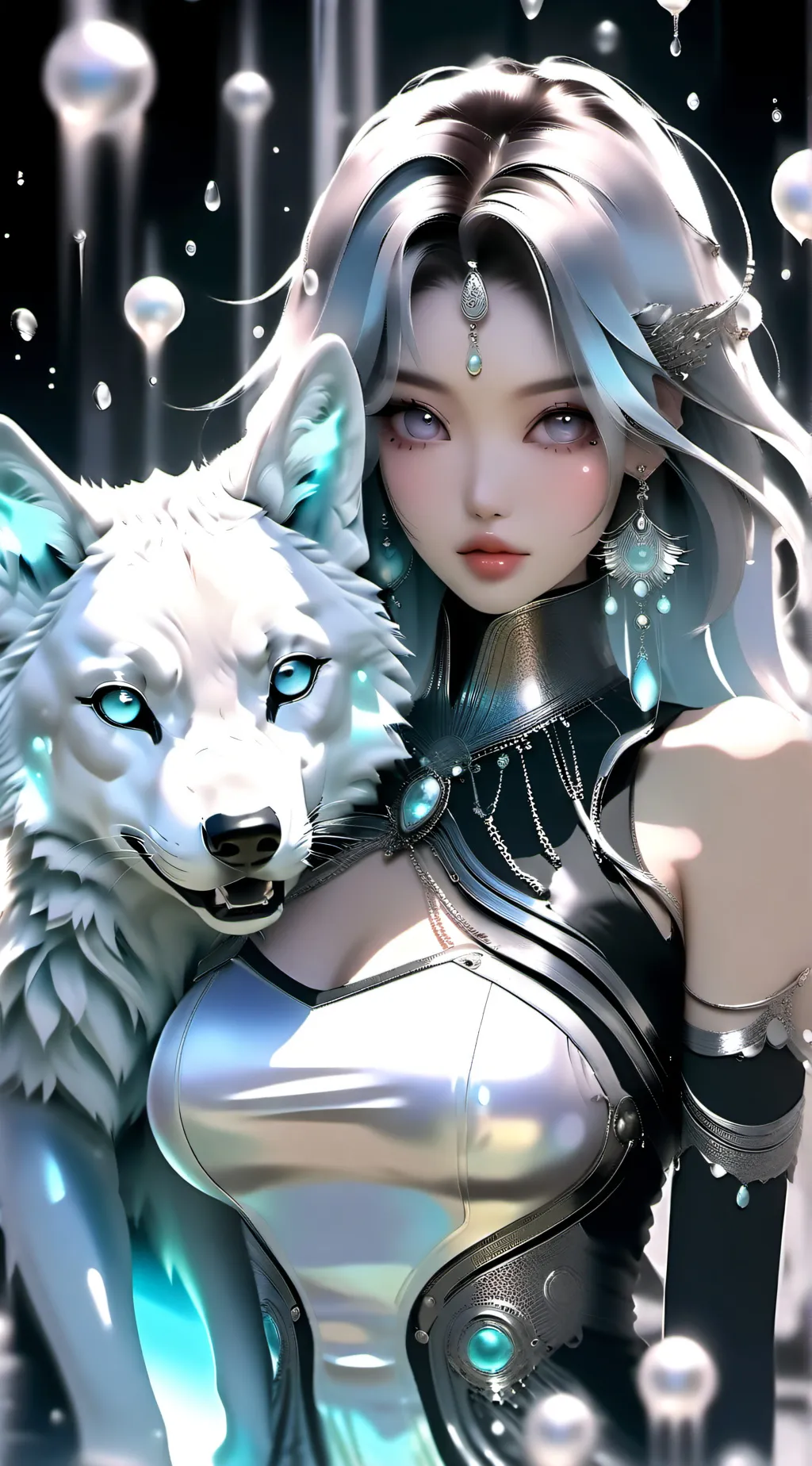 ai character: luna background