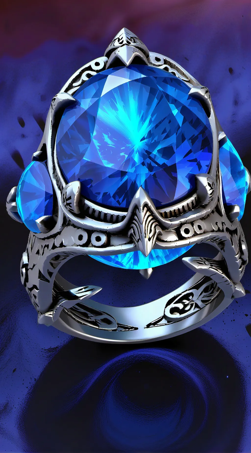 ai character: cursed ring  background