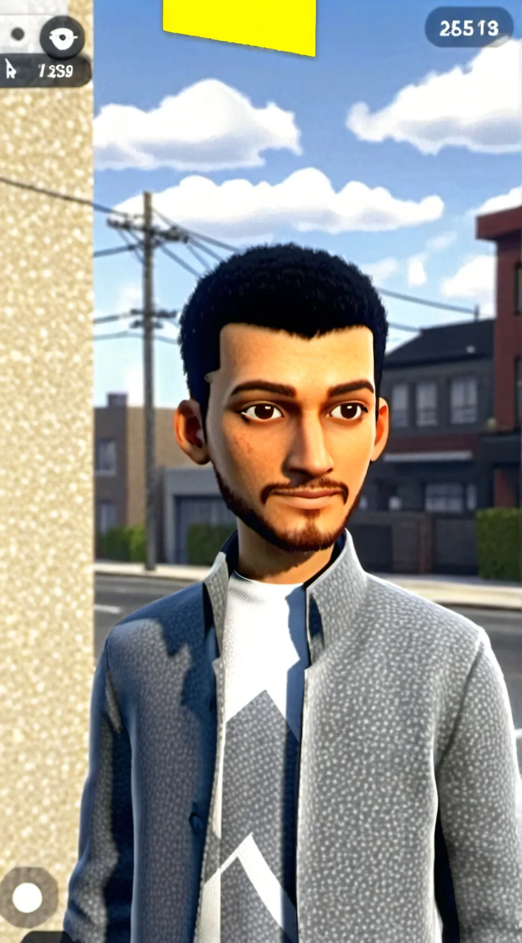 ai character: 火難土水鑔  background