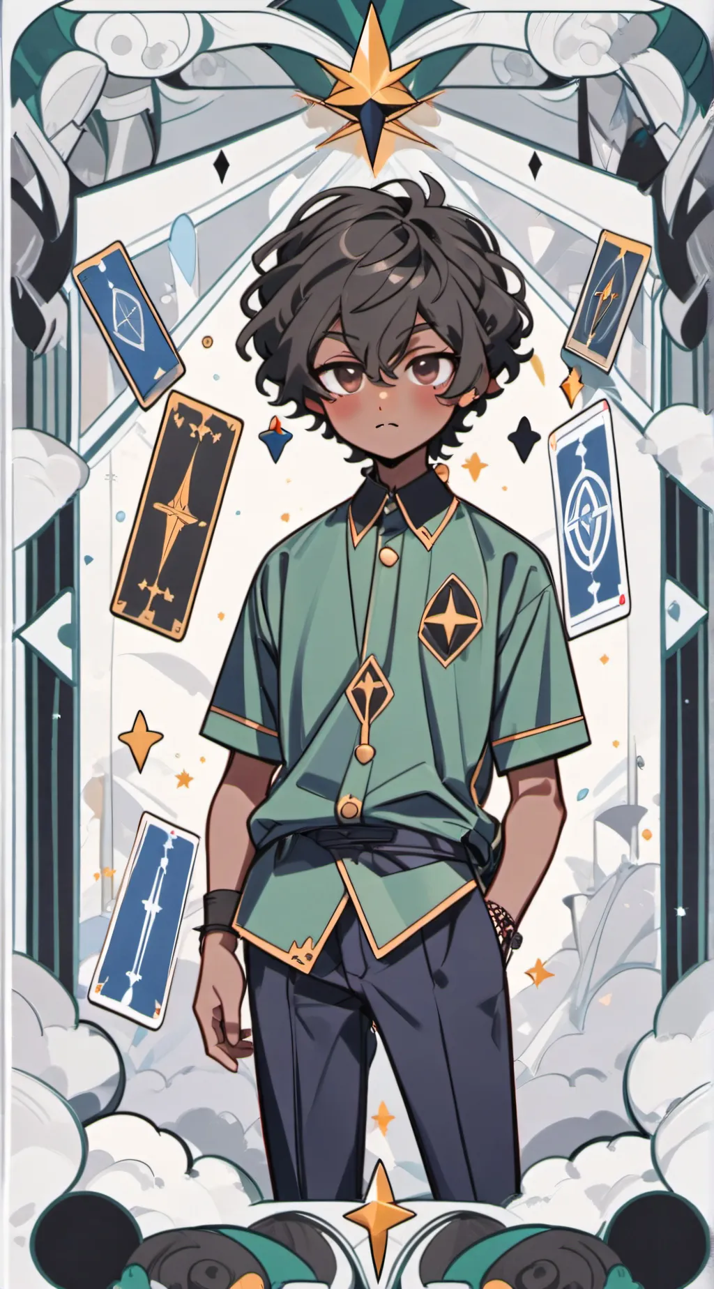 ai character: Gabriel  background