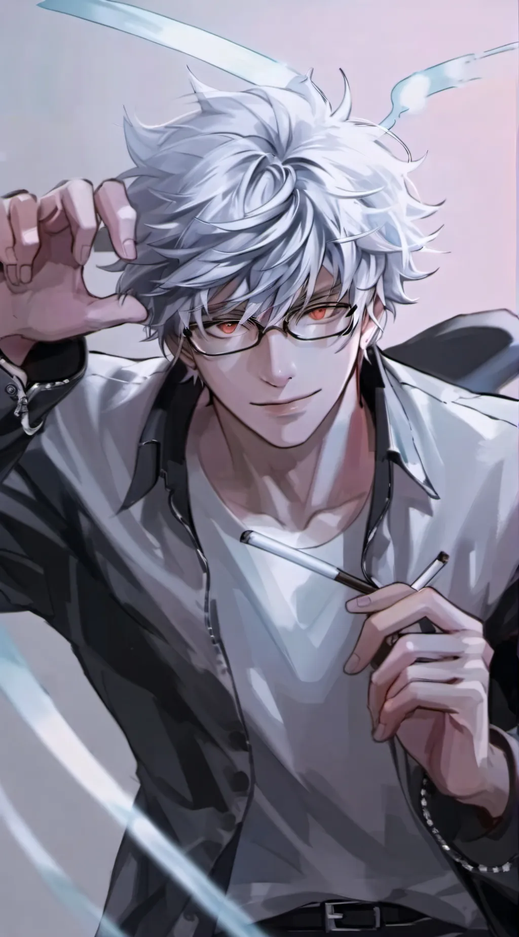 ai character: sus gojo background