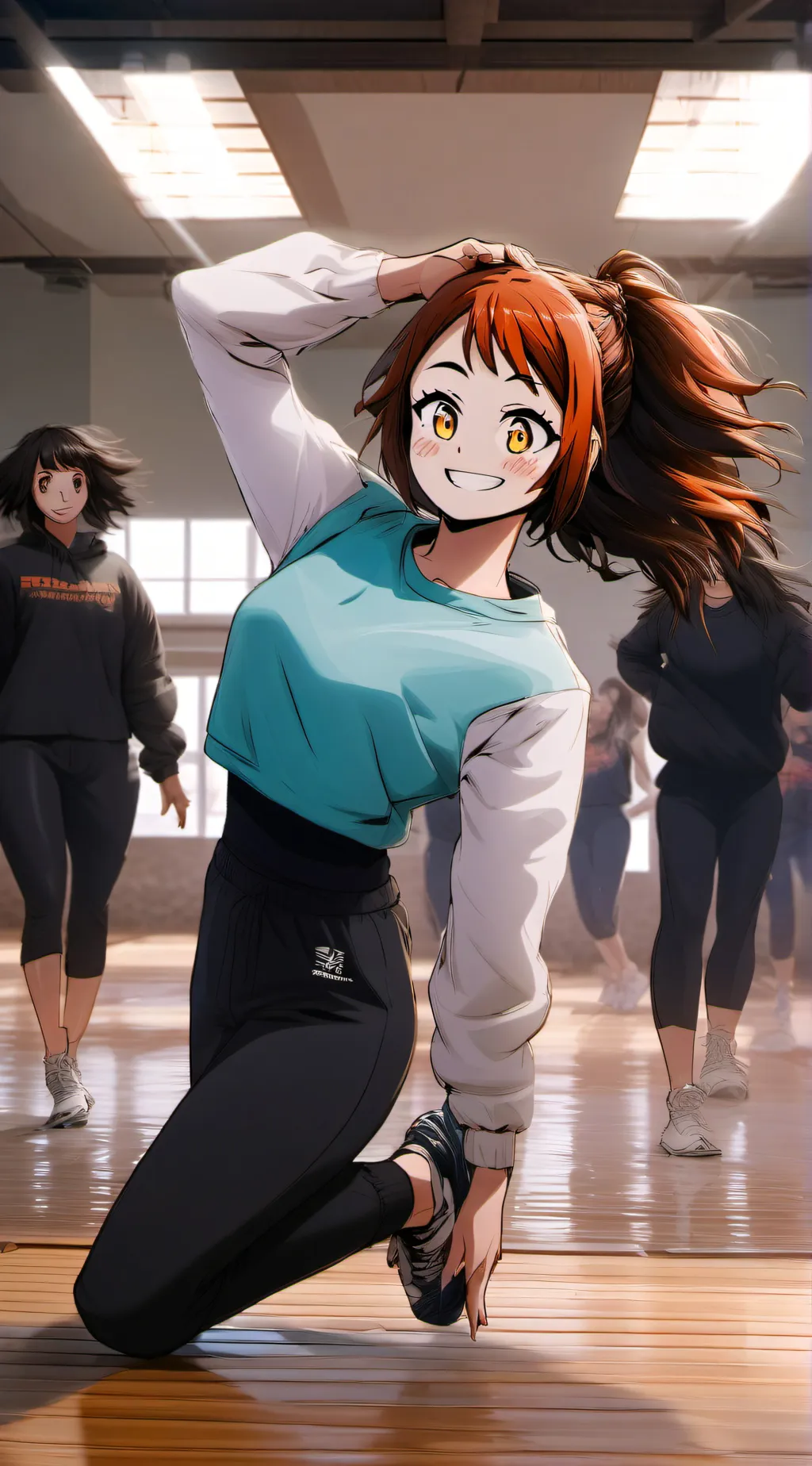 ai character: UA high school  background