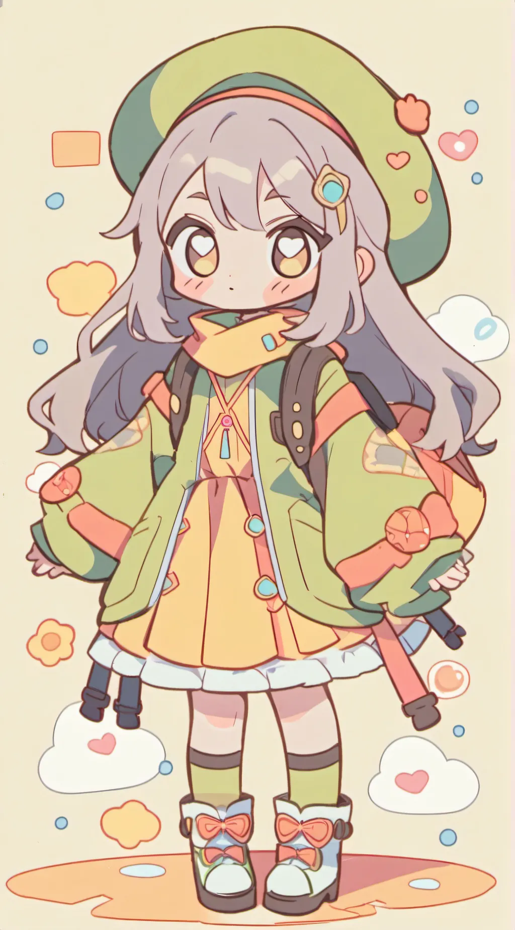 ai character: Ashley  background