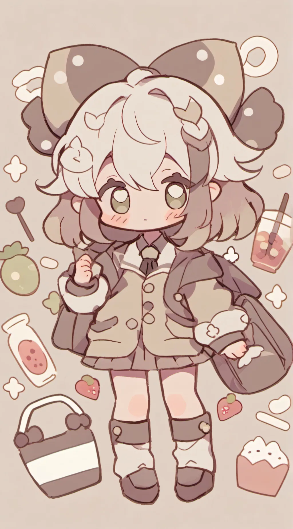 ai character: Mha and never land background