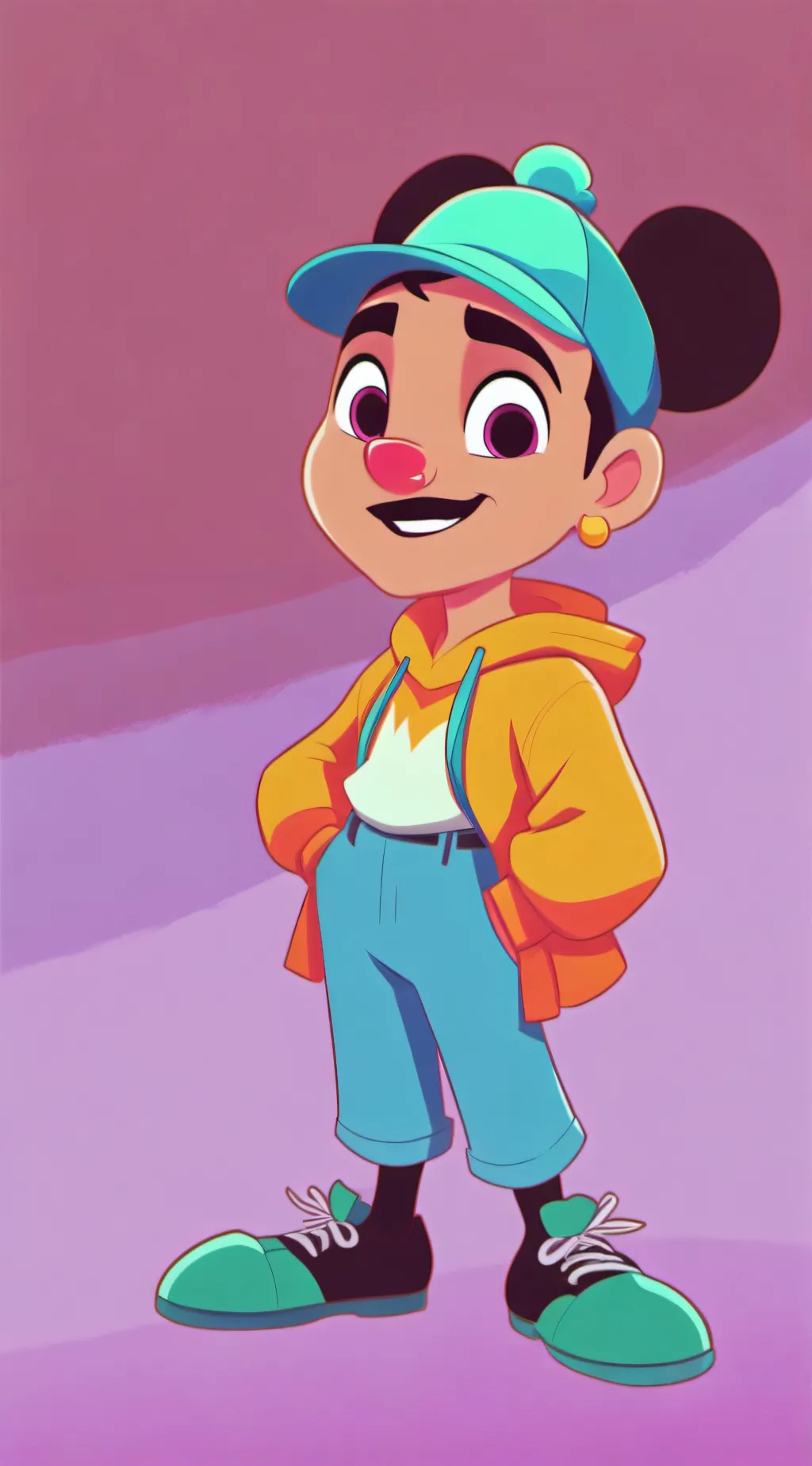 ai character: El barto background