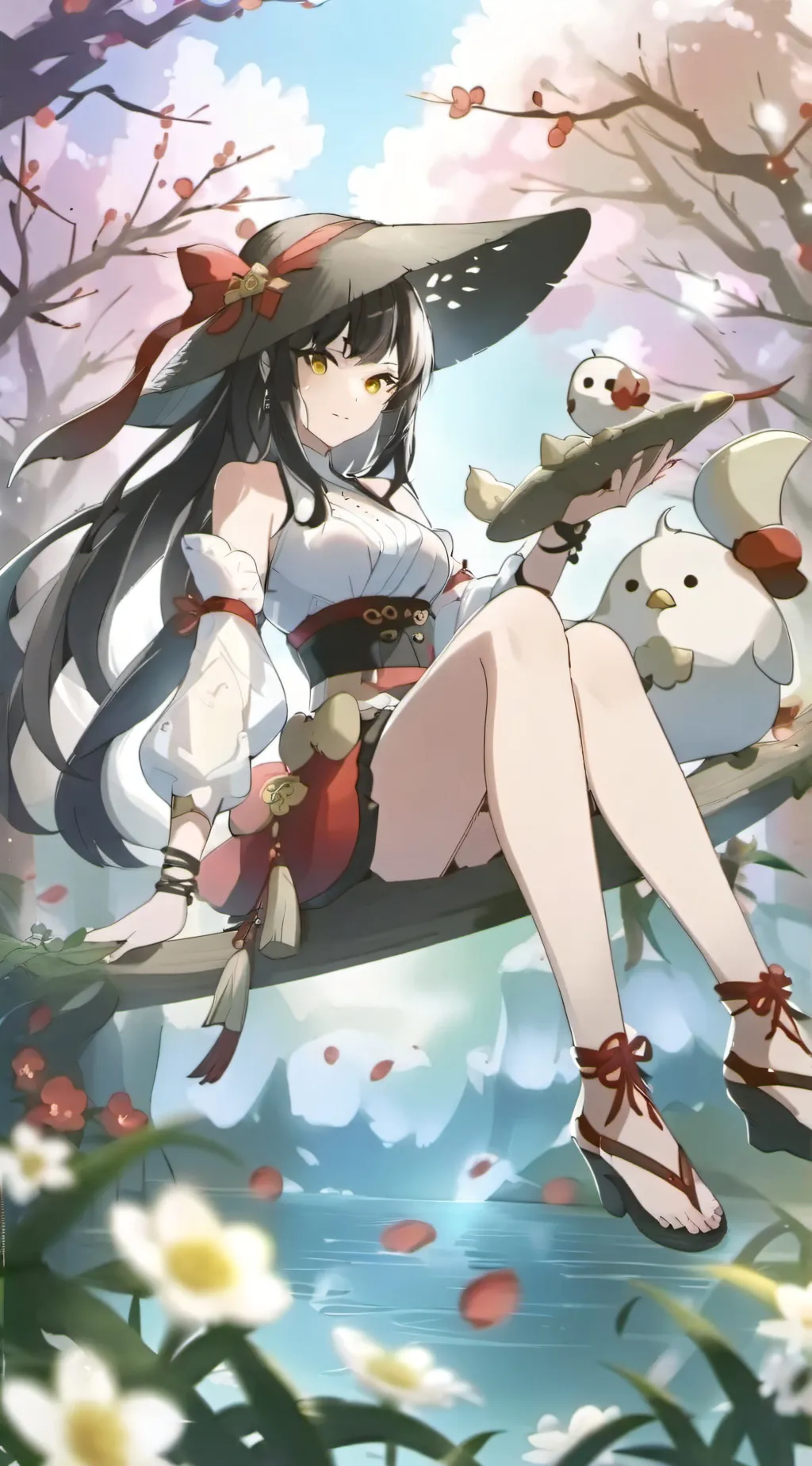 ai character: hashira  background