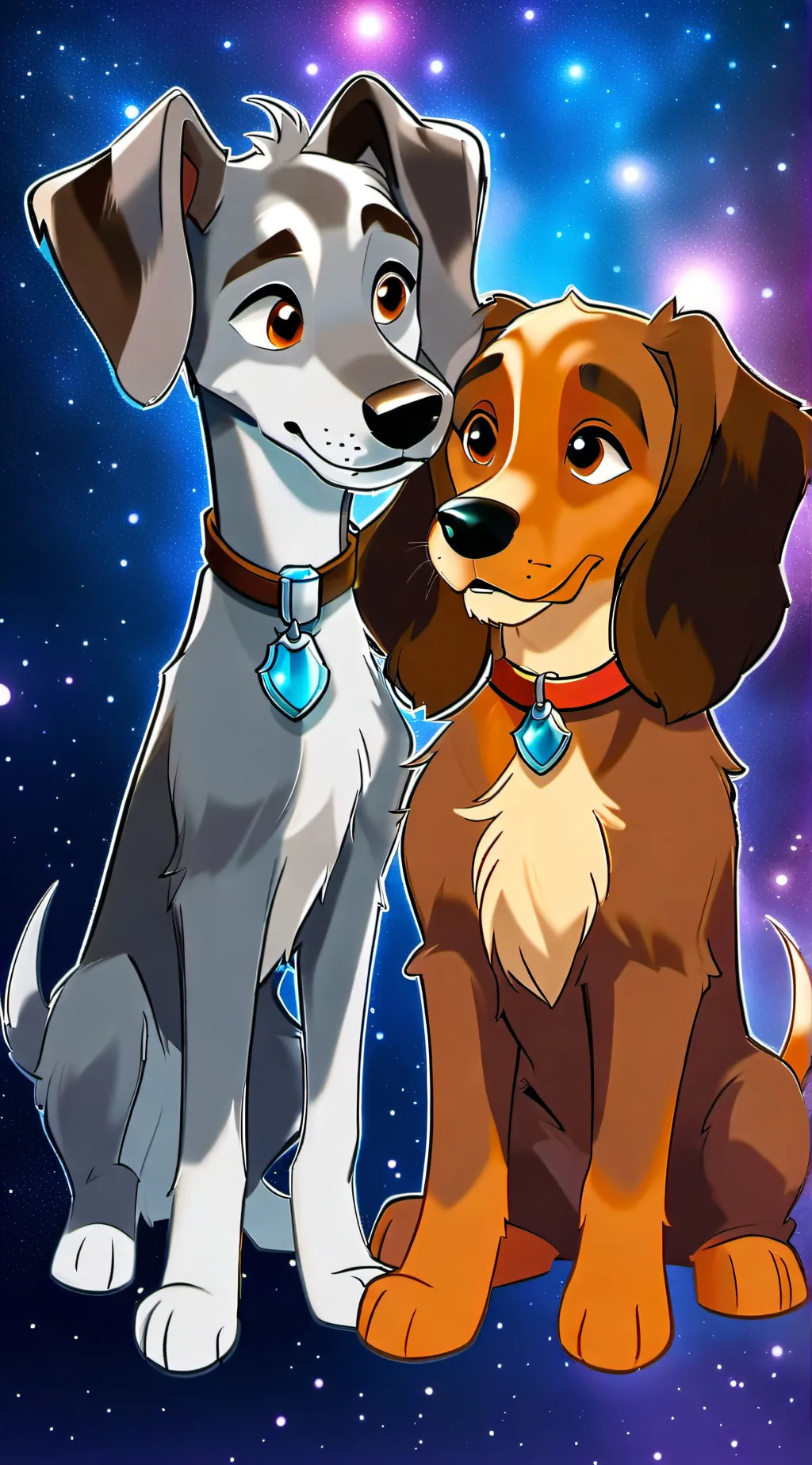 ai character: Tramp and lady background