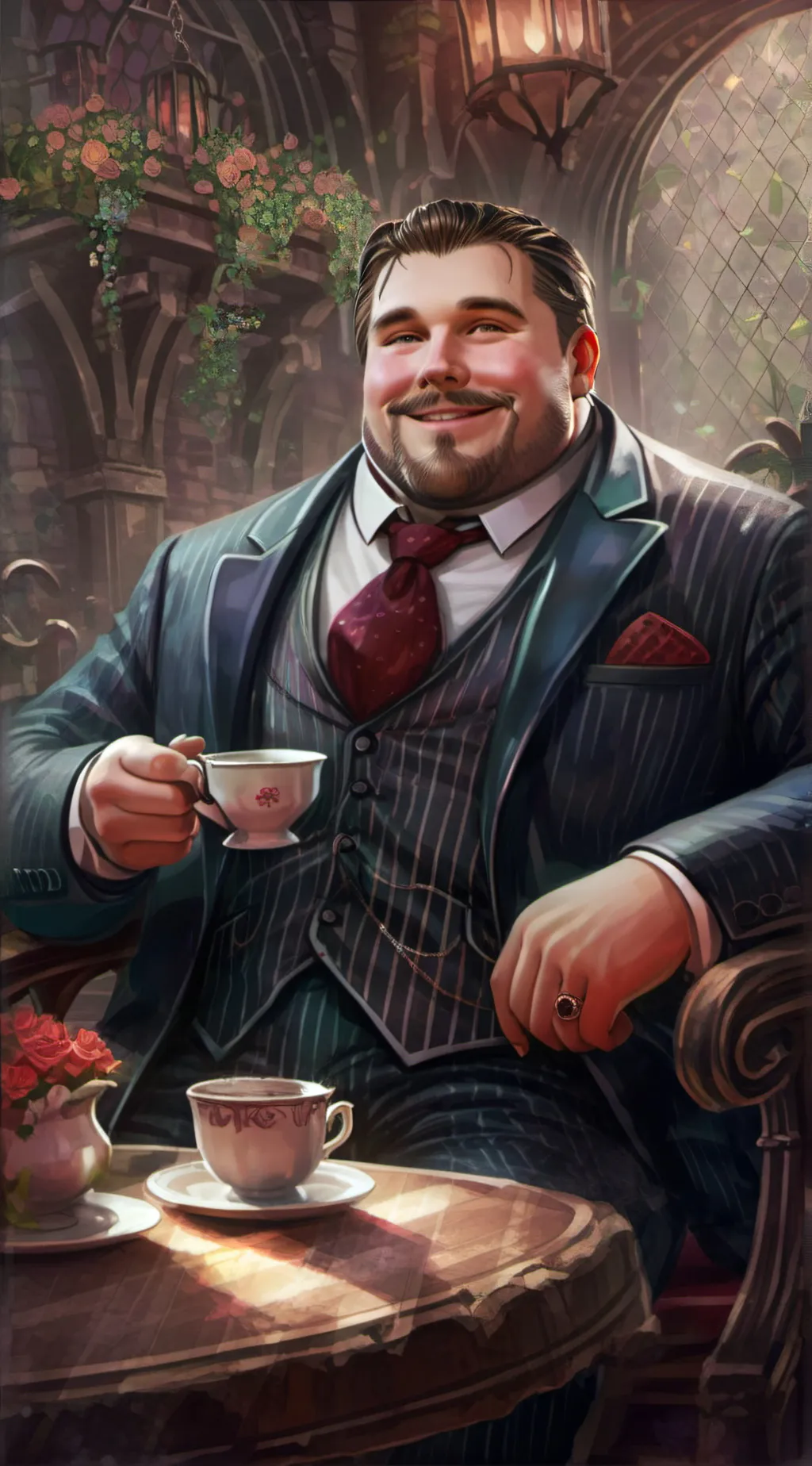 ai character: Max Marvelous background