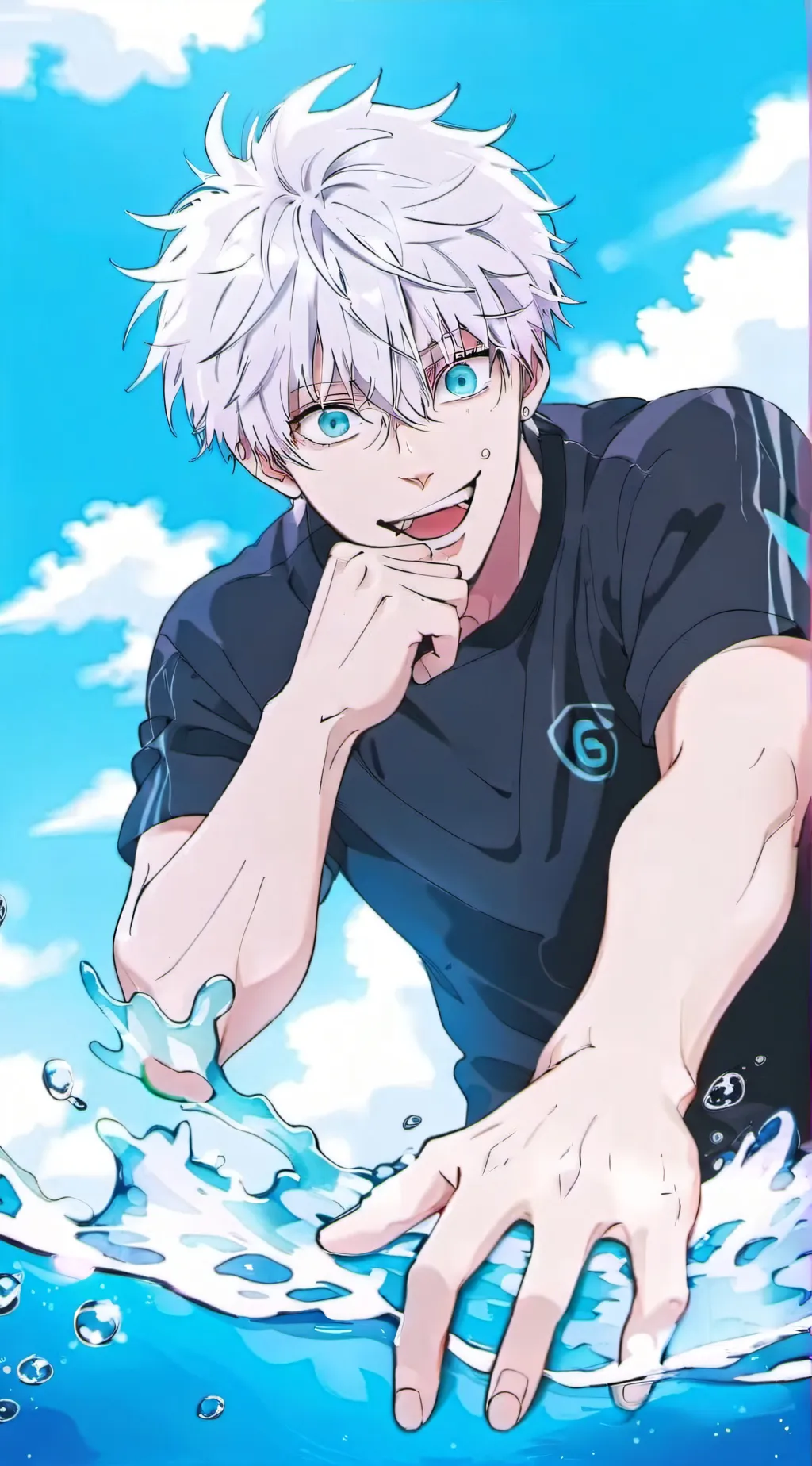 ai character: Gojo Satoru🤞 background