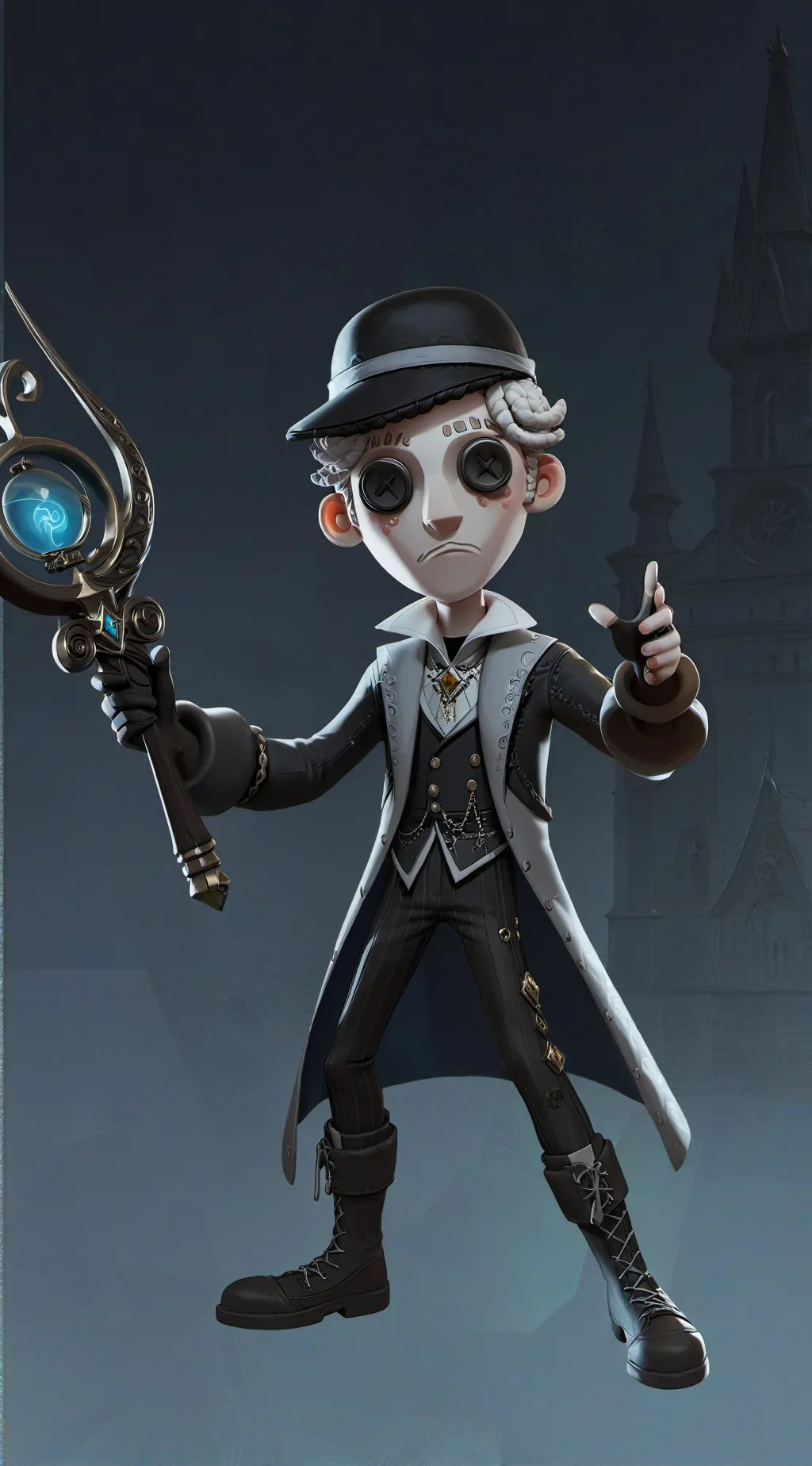 ai character: test background