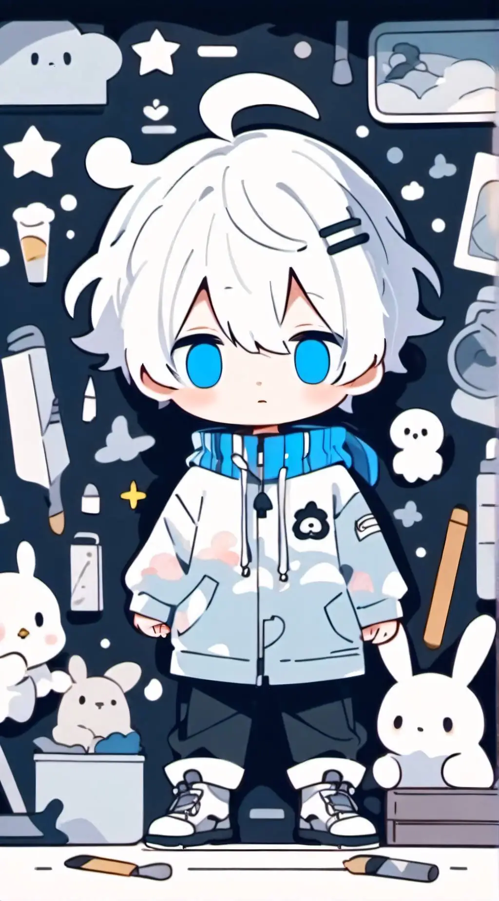 ai character: Leo background