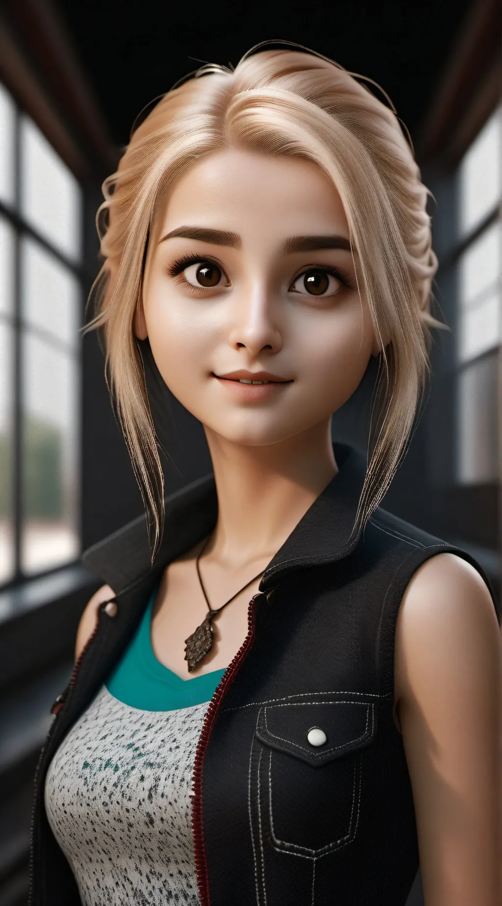 ai character: Lilly background