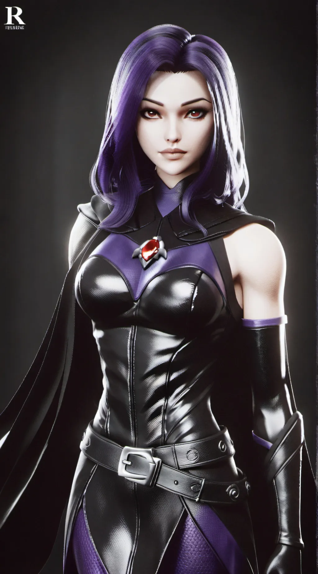 ai character: raven meets mha background