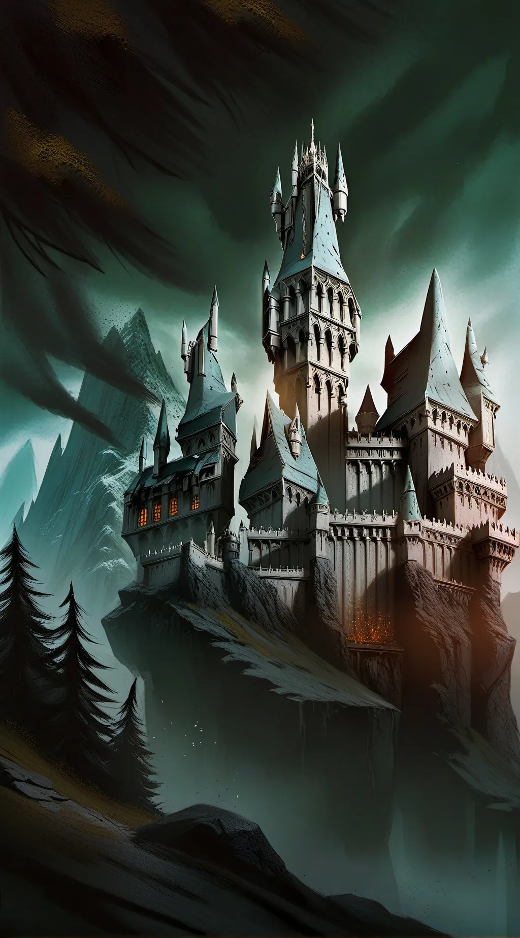 ai character: Hogwarts background