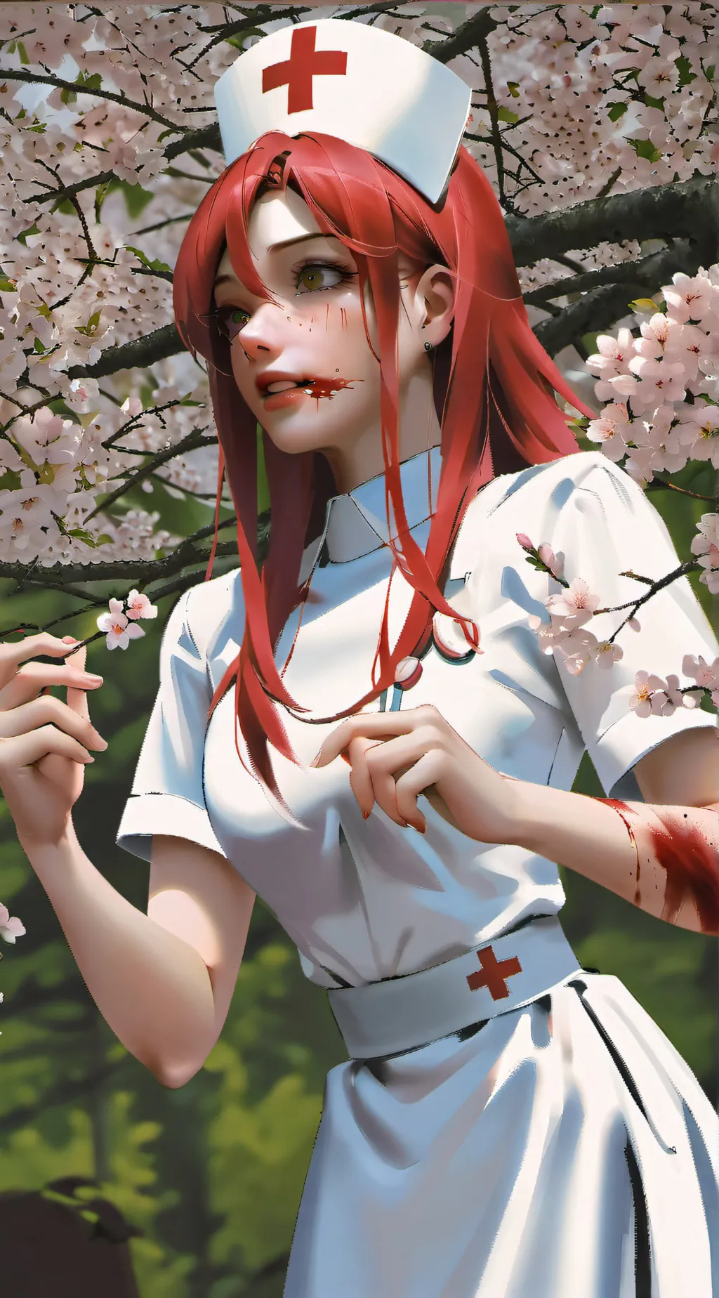 ai character: Bloody Cherry background
