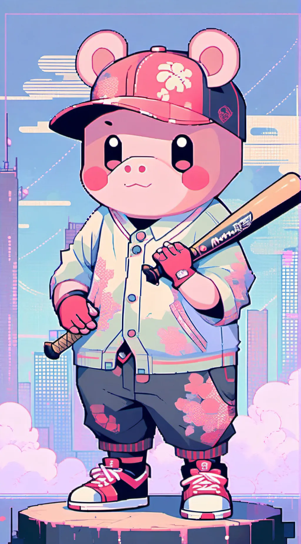 ai character: Piggy (RP-ROBLOX) background