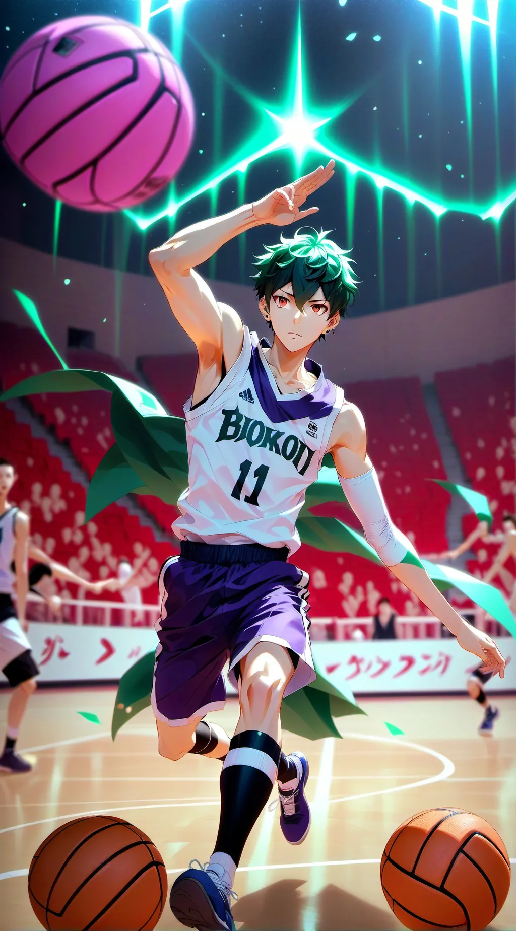 ai character: Haikyuu accident background