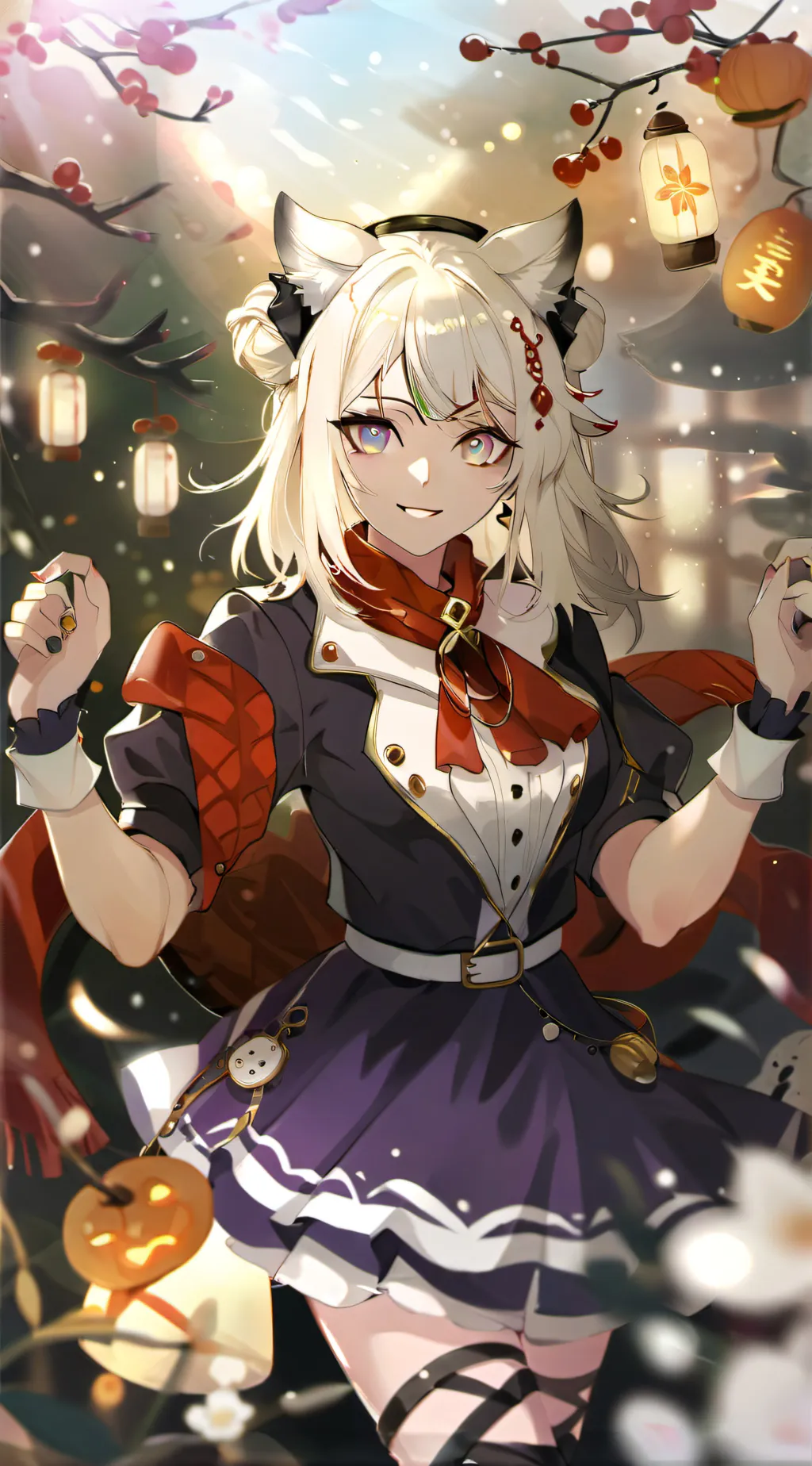 ai character: |♡|  M Ø Ơ N |♡| background