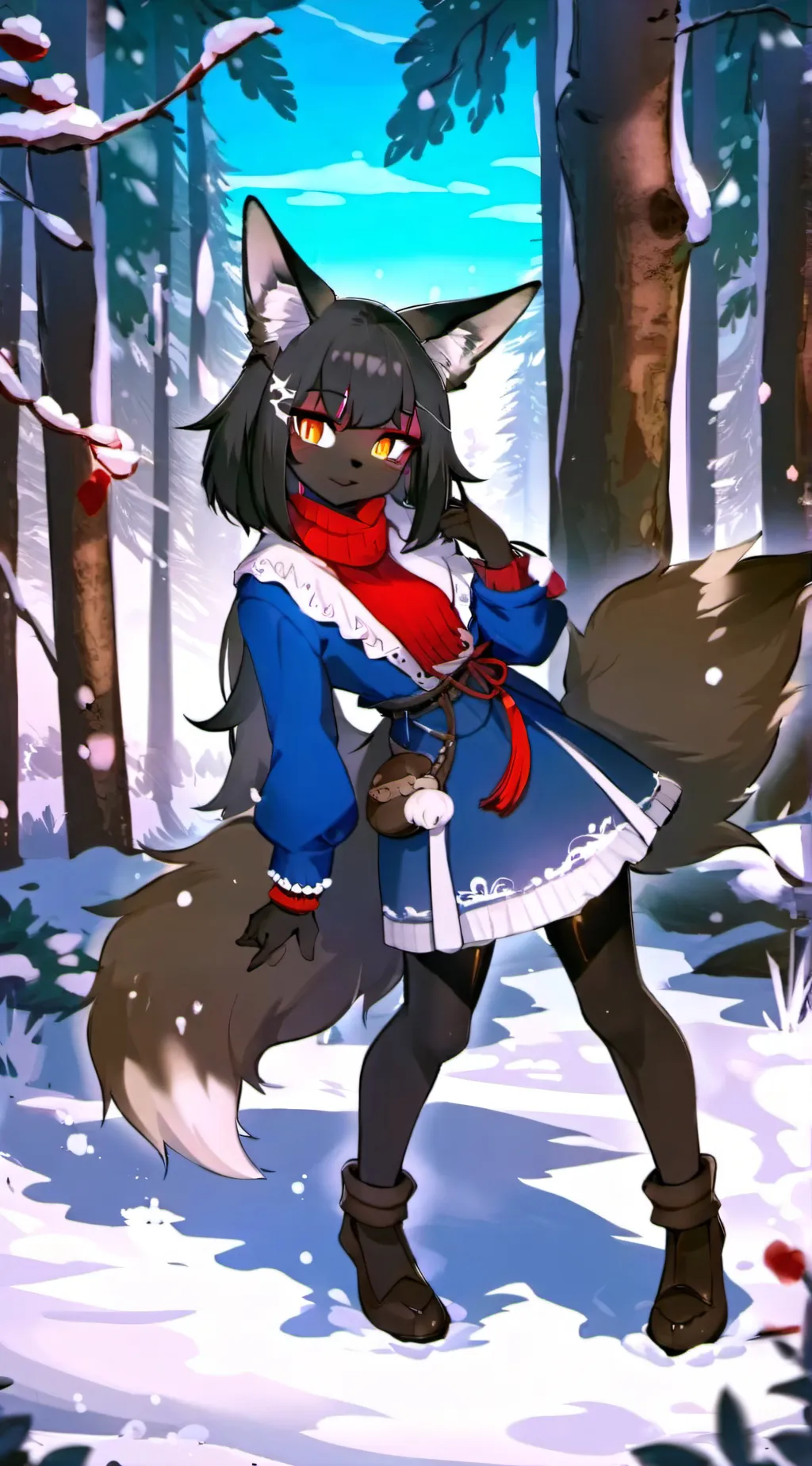 ai character: twilight background