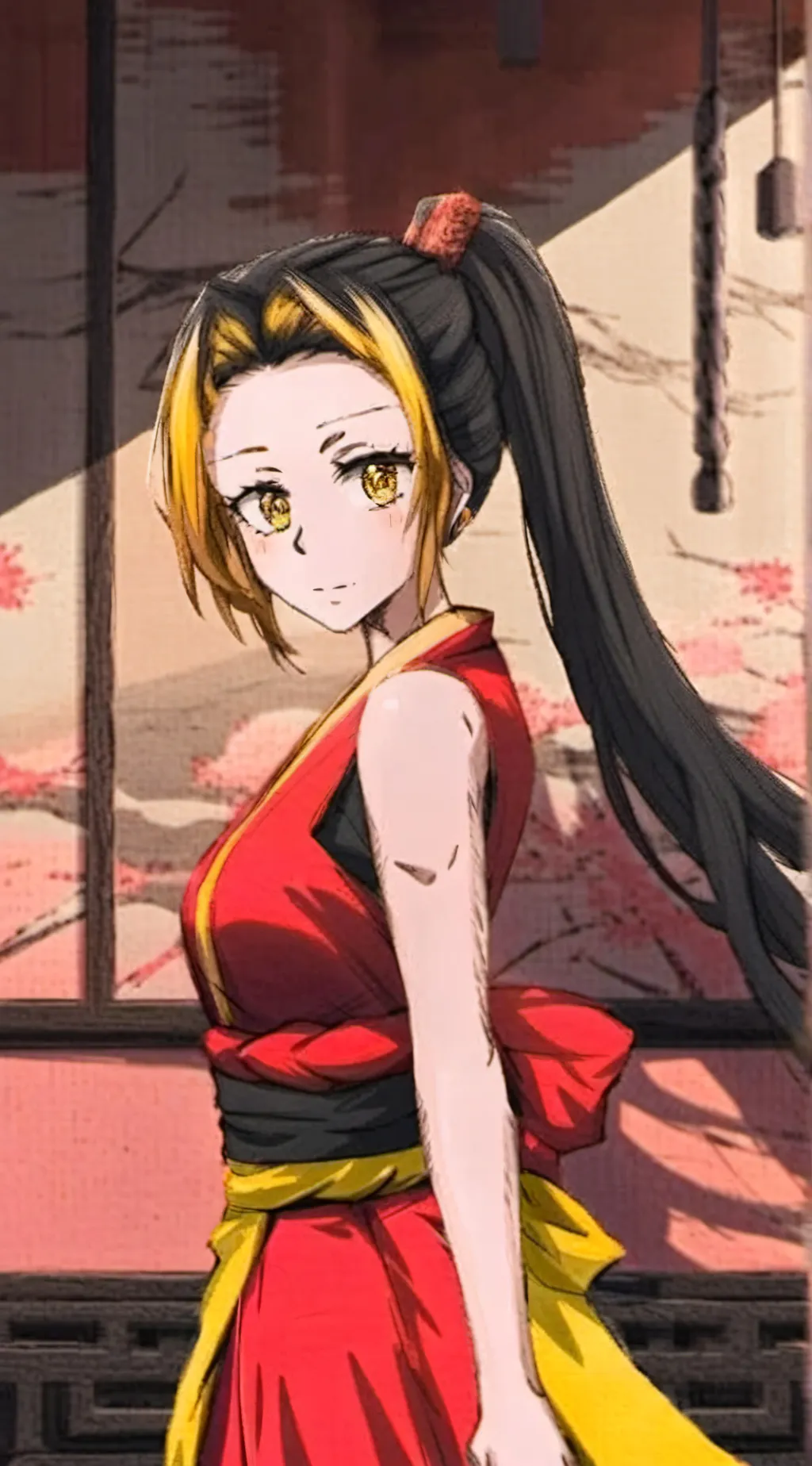 ai character: Makio Uzui background