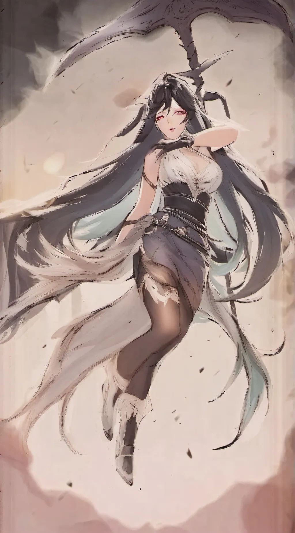 ai character: angel of death background