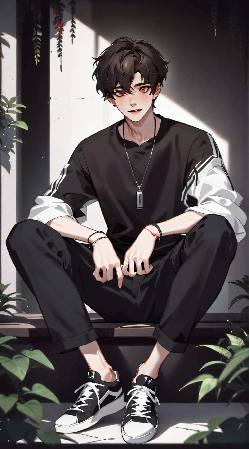 ai character: Micheal afton background