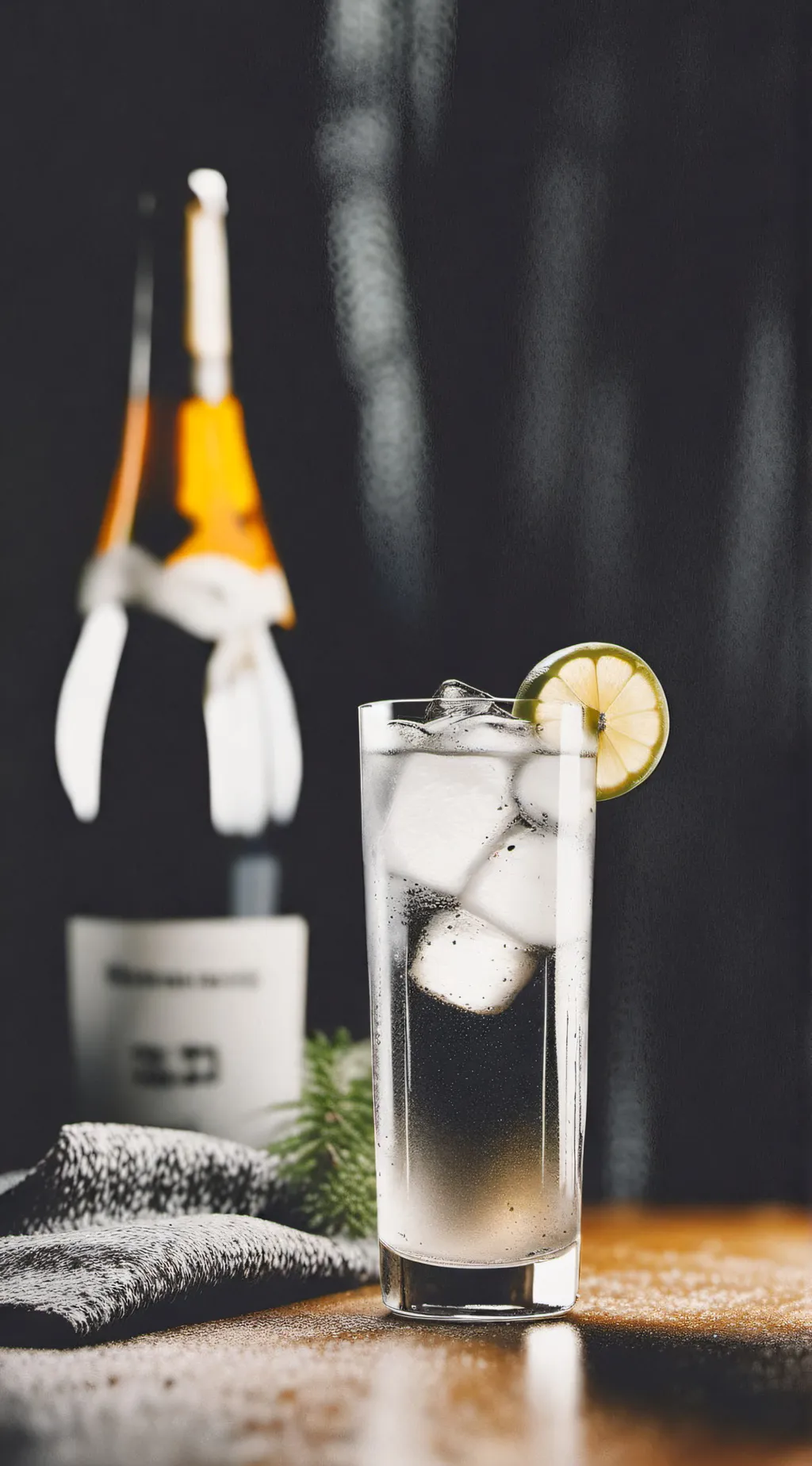 ai character: glass of water background