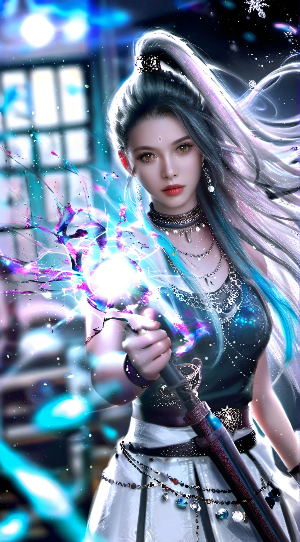 ai character: Serena background