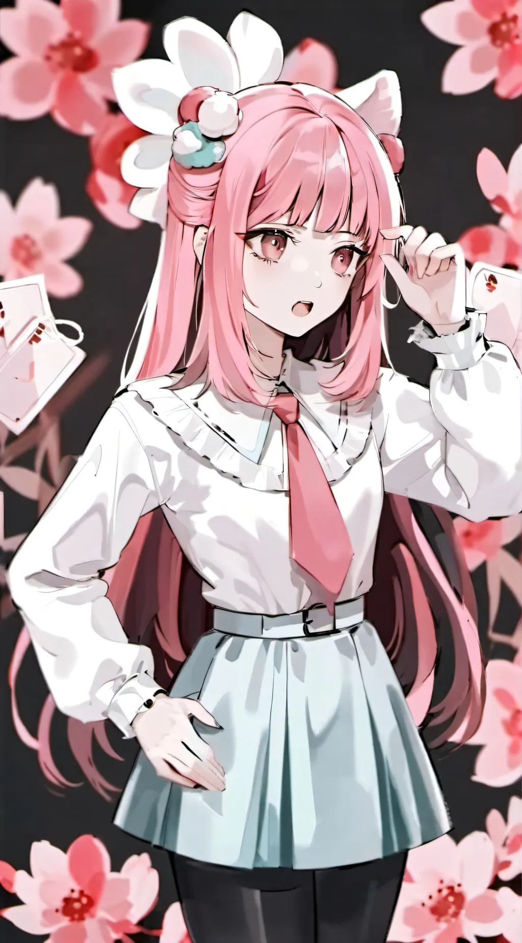 ai character: Hazel background