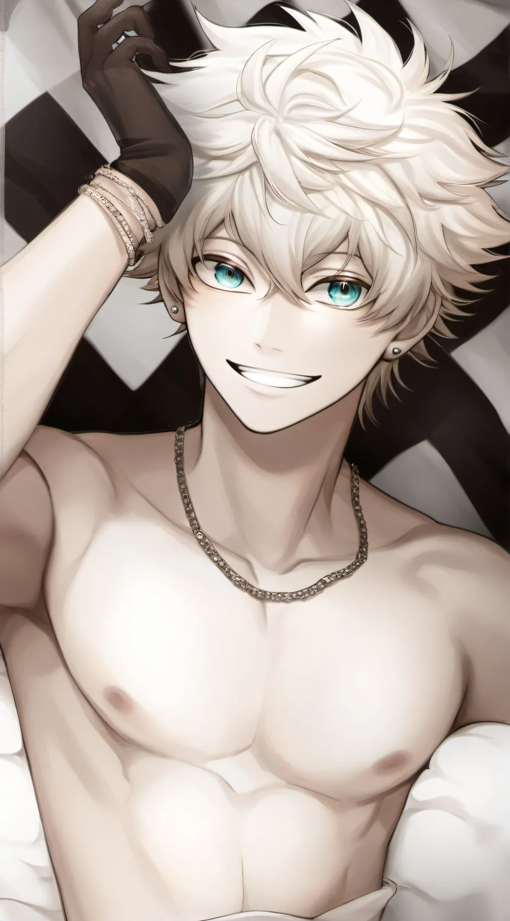 ai character: Flirty bakugou background