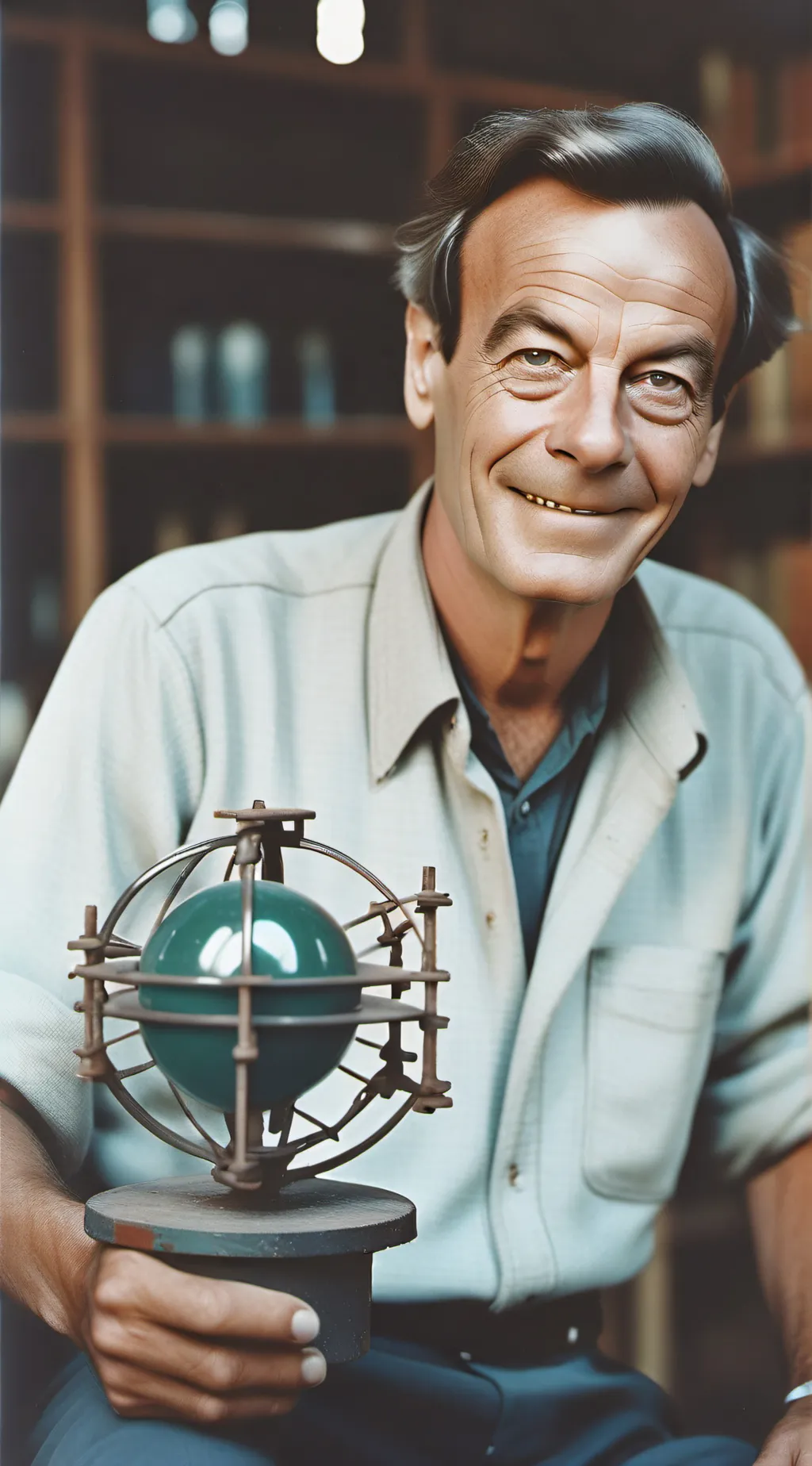 ai character: Richard Feynman background