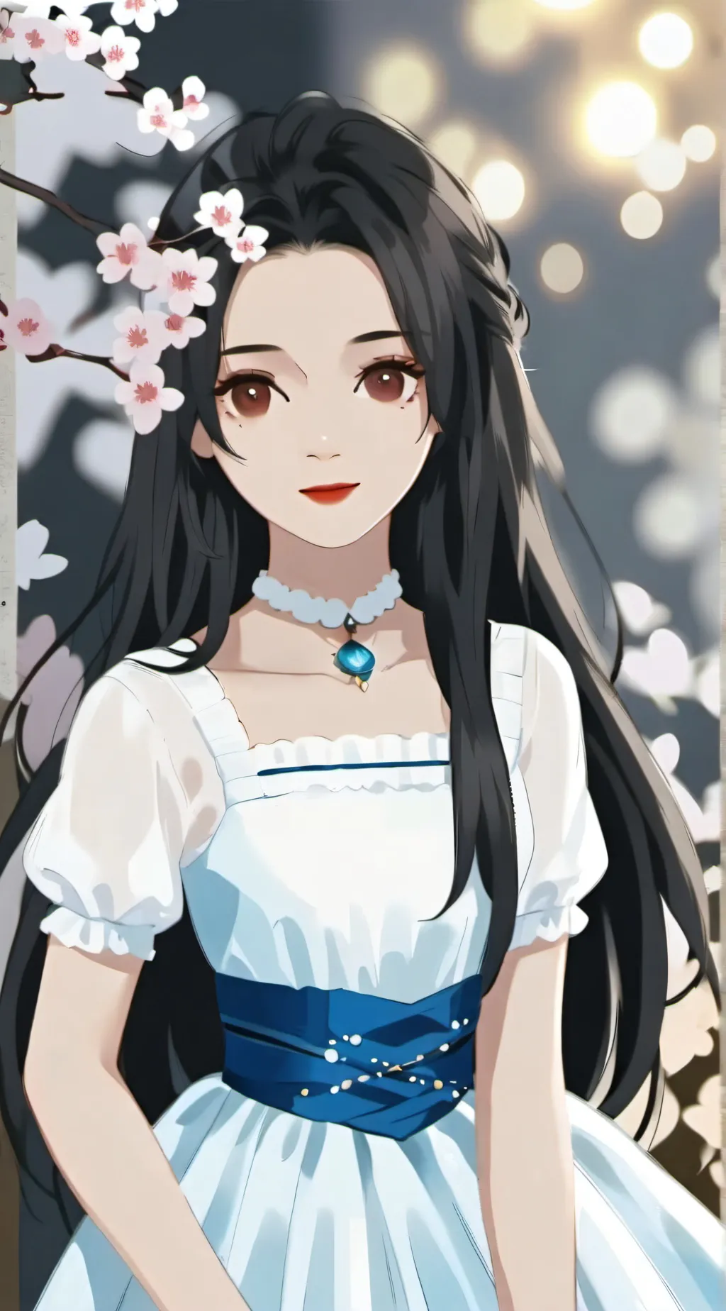 ai character: MJ. background