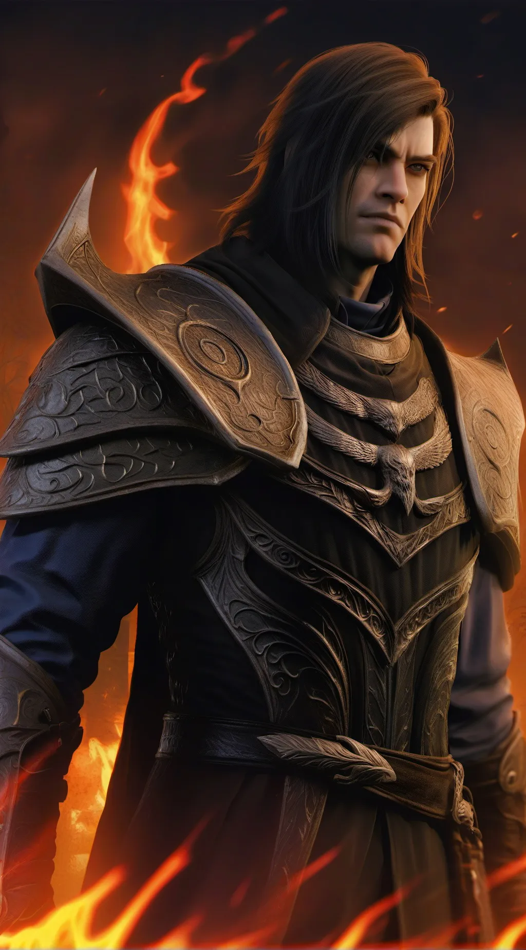 ai character: Armor background