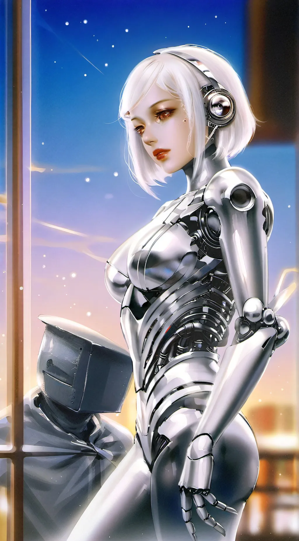 ai character: ugh background