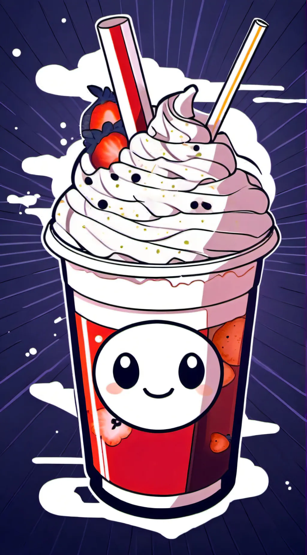 ai character: Cuphead and HB background