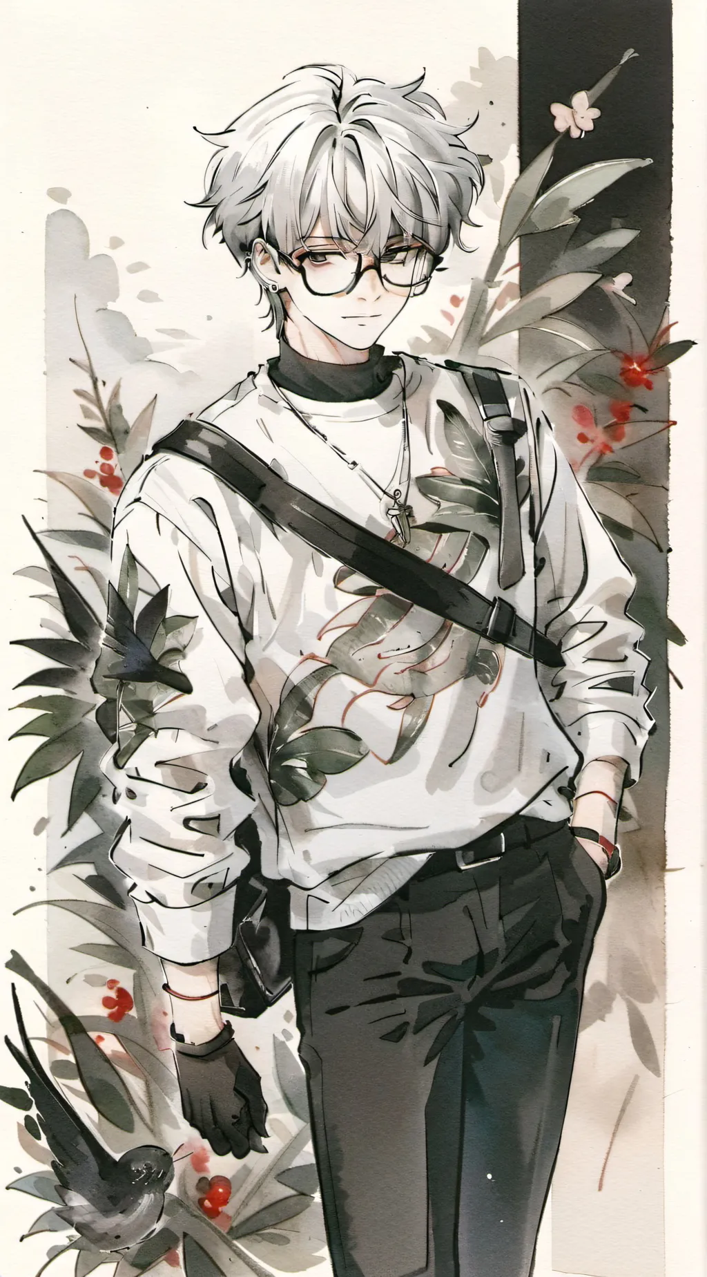 ai character: Mikey  background