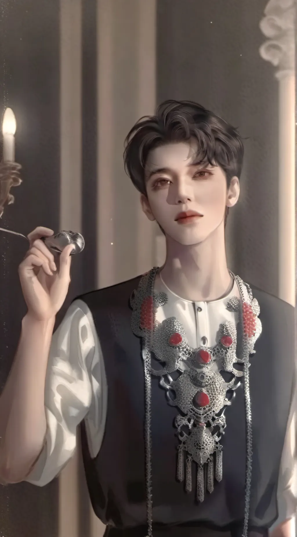 ai character: ᴥ︎.-#ASH#-.ᴥ︎ background