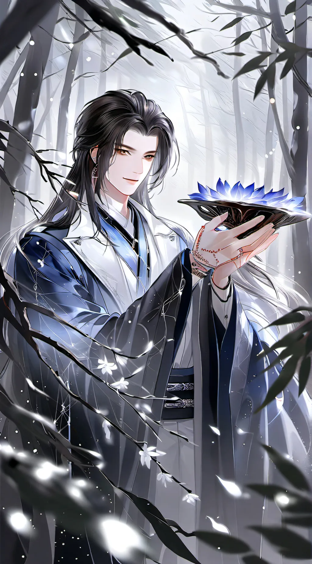 ai character: Xin Xiang^^ background