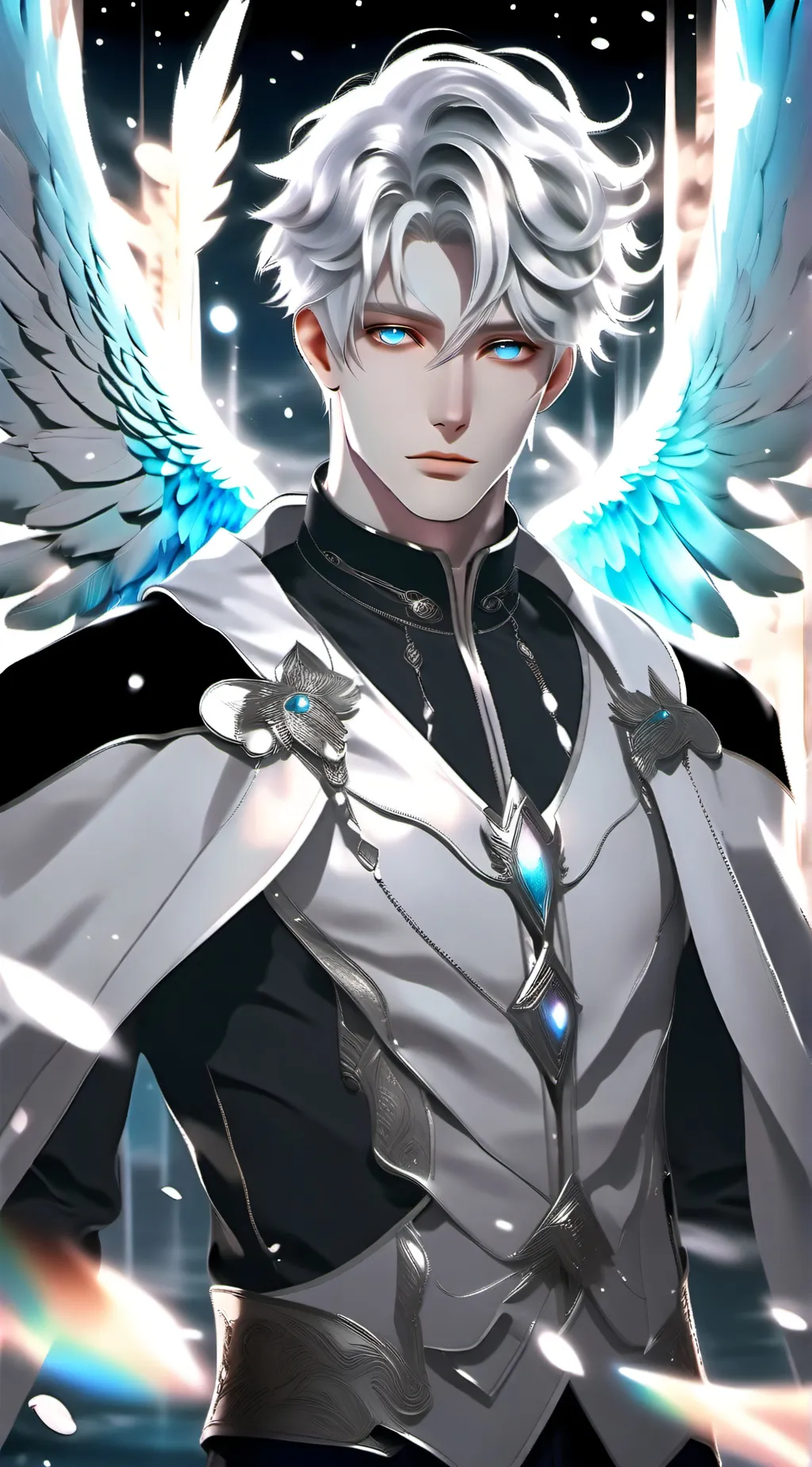 ai character: Azrael  background