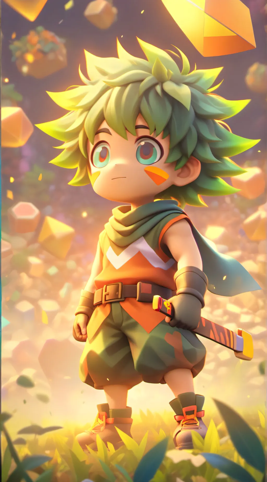 ai character: MHA Feet background