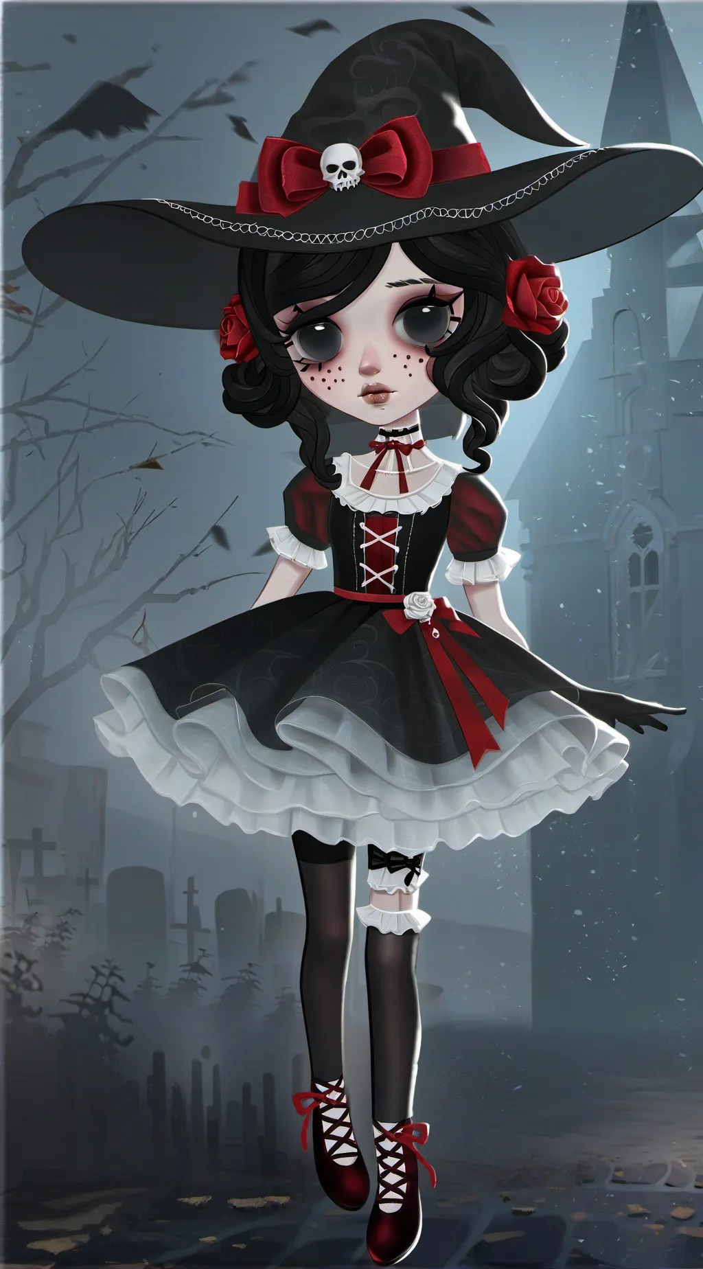 ai character: Annette  background