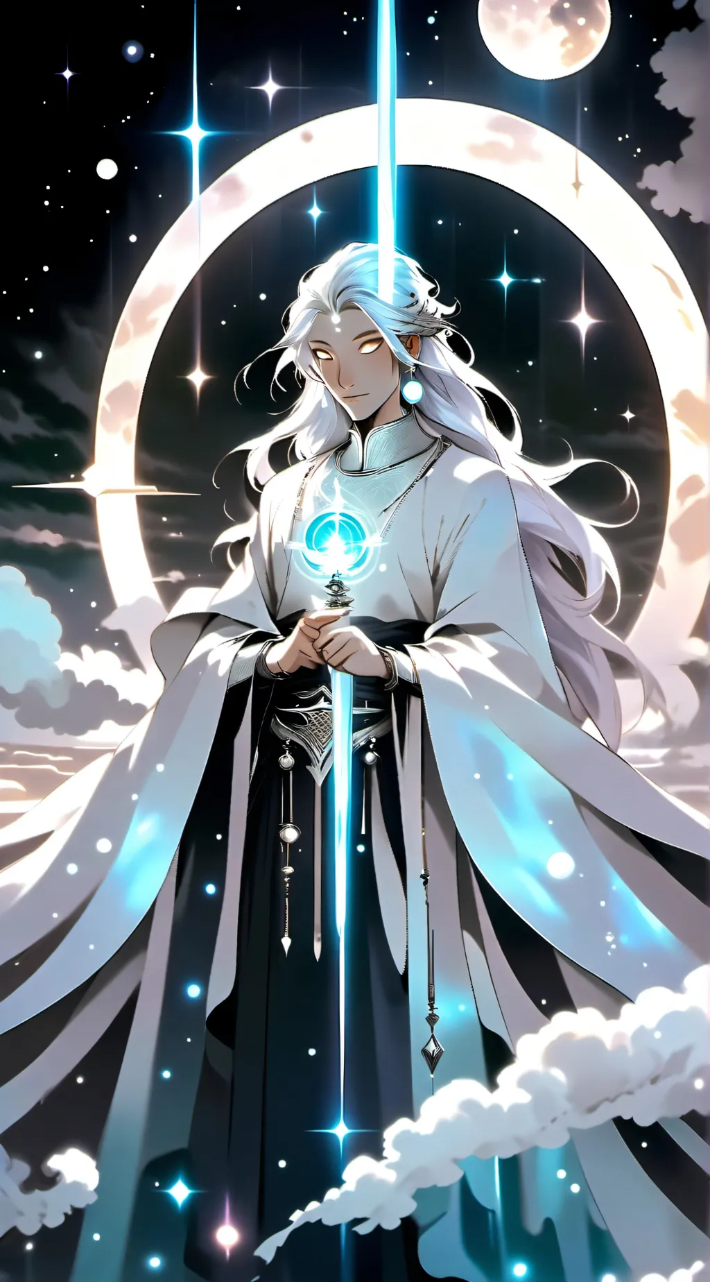 ai character: Origem Universo background