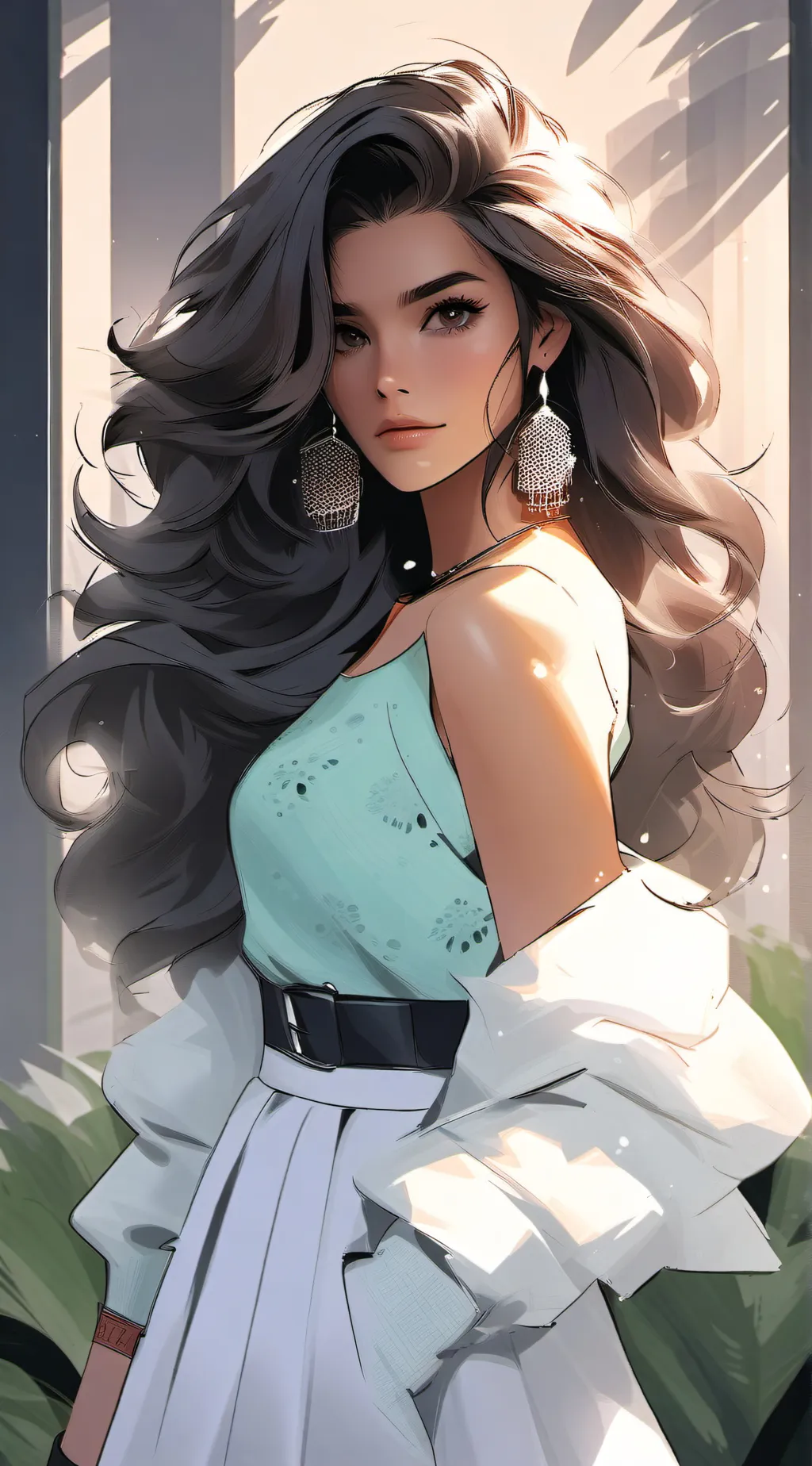 ai character: Addy background