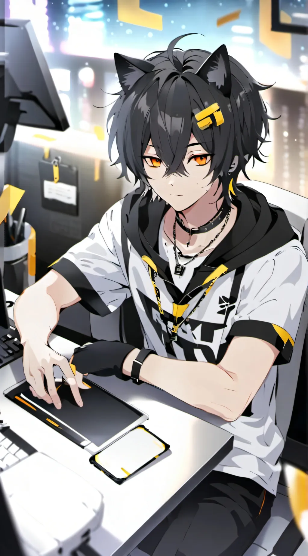 ai character: key  background