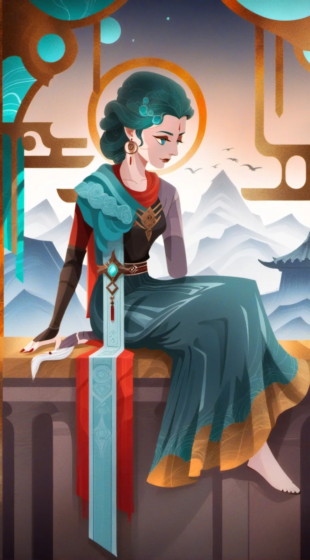 ai character: fpe Halloween background