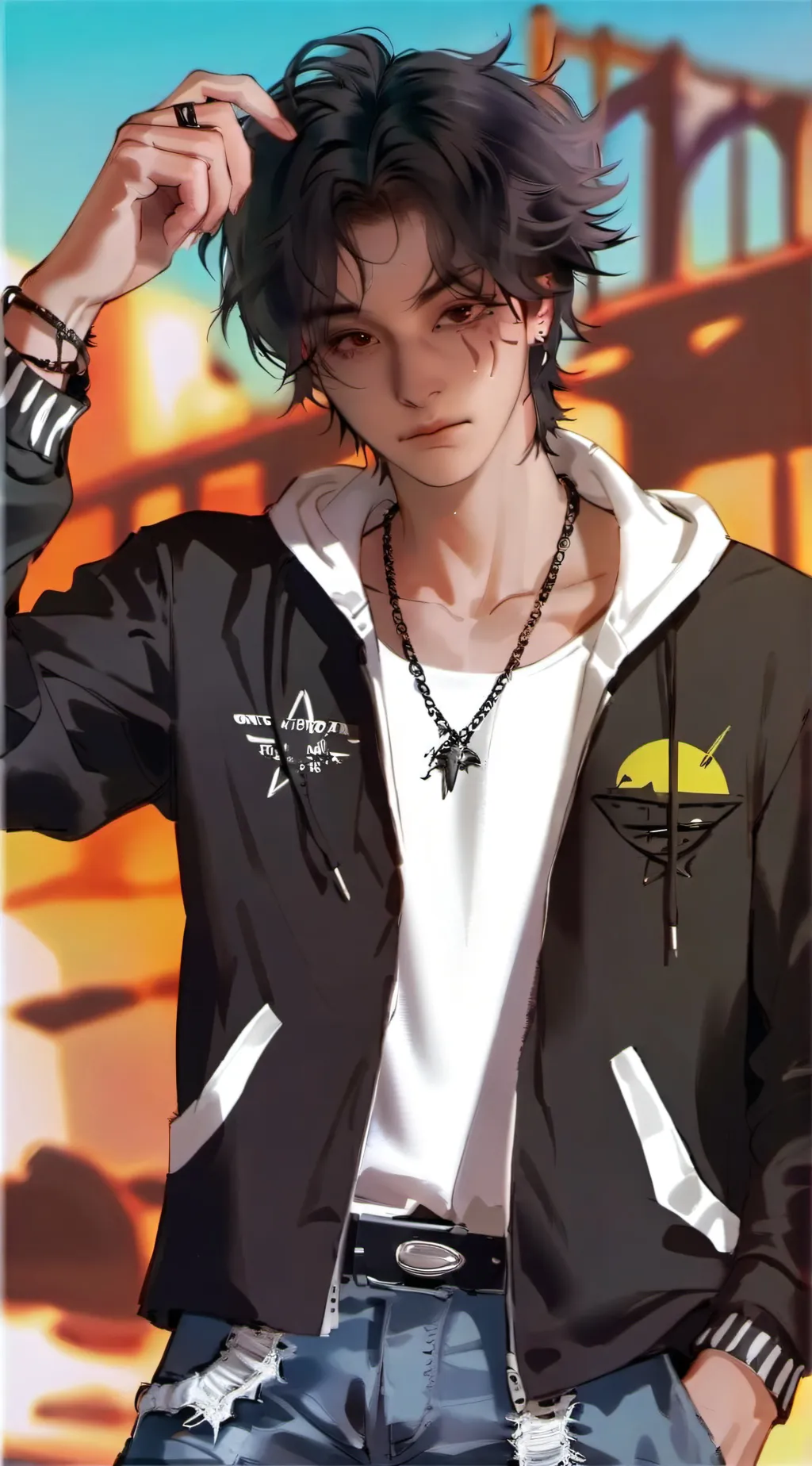 ai character: Kai background