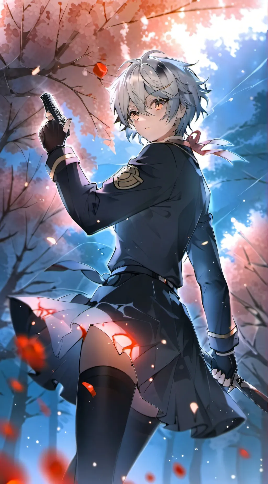 ai character: Ayato Sakamaki  background