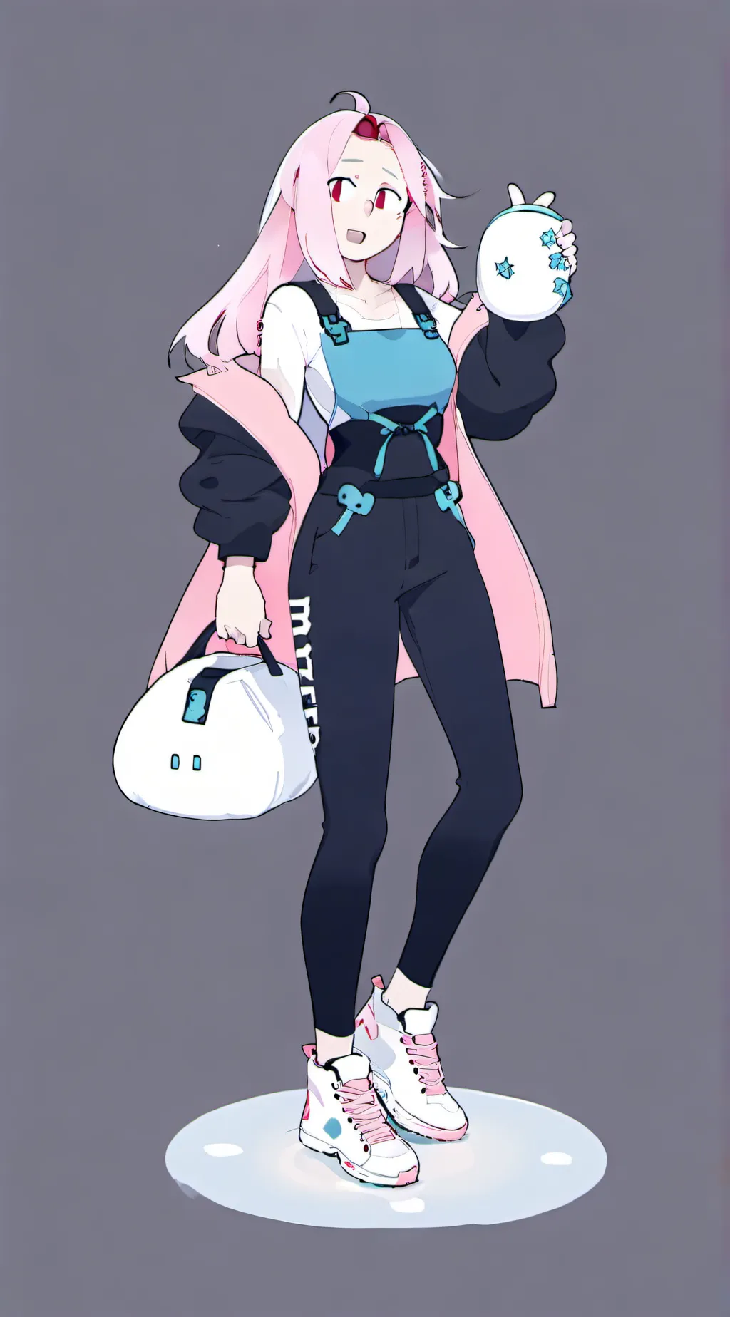 ai character: Girl background